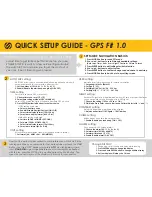 Preview for 1 page of Soleus Air GPS Fit 1.0 Quick Setup Manual