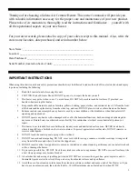 Preview for 2 page of Soleus Air HC1-15-12 Operating Instructions Manual