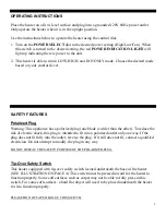 Preview for 5 page of Soleus Air HC1-15-12 Operating Instructions Manual