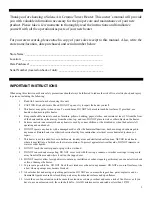 Preview for 2 page of Soleus Air HC7-15-01 Operating Instructions Manual