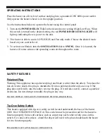 Preview for 5 page of Soleus Air HC7-15-01 Operating Instructions Manual