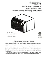 Предварительный просмотр 1 страницы Soleus Air HCC-C09H26-A Installation And Operating Instructions