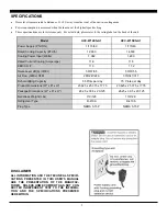 Предварительный просмотр 5 страницы Soleus Air HCC-W12ES-A1 Operating Insructions