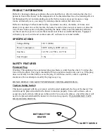 Preview for 4 page of Soleus Air HE-08-R9-21 Operating Instructions Manual