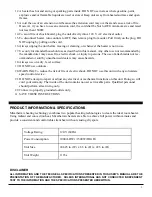 Preview for 3 page of Soleus Air HGW-308 Operating Instructions Manual