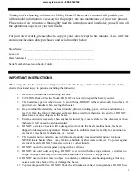 Preview for 2 page of Soleus Air HI1-50-03 User Manual