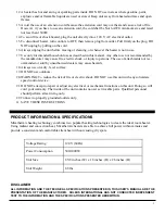 Preview for 3 page of Soleus Air HM1-10-32 Instruction Manual