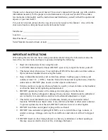 Preview for 2 page of Soleus Air HR2-08-21 Operating Instructions Manual