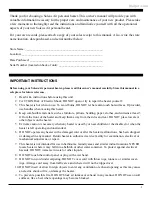 Preview for 2 page of Soleus Air HR3-08-21 Operating Instructions Manual