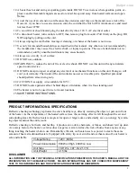 Предварительный просмотр 3 страницы Soleus Air HR3-08-21 Operating Instructions Manual