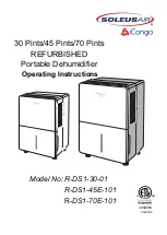 Soleus Air iCongo R-DS1-30-01 Operating Instructions Manual предпросмотр