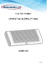 Preview for 1 page of Soleus Air KJ60F-C01 Operating Instructions Manual