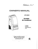 Предварительный просмотр 1 страницы Soleus Air KY-32H Owner'S Manual