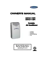 Soleus Air MAC-10K Owner'S Manual предпросмотр