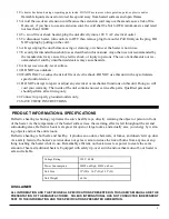 Preview for 3 page of Soleus Air MS-14R Operating Instructions Manual