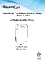 Предварительный просмотр 1 страницы Soleus Air PSC-12HP-201 Operating Instructions Manual