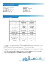 Предварительный просмотр 3 страницы Soleus Air PSH-08-01 Operating Instructions Manual