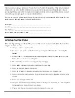 Preview for 2 page of Soleus Air SG-DEH-25-4 Operating Instructions Manual