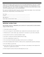 Preview for 2 page of Soleus Air SG-DEH-25M-1 Operating Instructions Manual