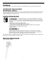 Предварительный просмотр 5 страницы Soleus Air SG-DEH-PEX Operating Instructions Manual