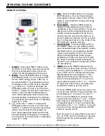 Предварительный просмотр 12 страницы Soleus Air SG-WAC-06ESE-C Operating Instructions Manual