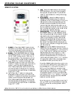 Предварительный просмотр 11 страницы Soleus Air SG-WAC-06ESE-F Operating Instructions Manual