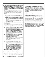 Preview for 18 page of Soleus Air SG-WAC-25ESE-C Operating Instructions Manual