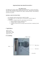 Предварительный просмотр 2 страницы Soleus Air ST-2008 Owner'S Manual