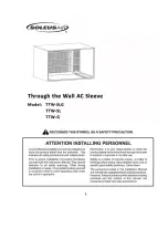 Предварительный просмотр 1 страницы Soleus Air TTW-G Manual