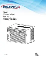 Soleus Air WM1-05M2-01 Operating Instructions Manual предпросмотр