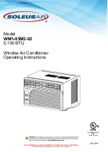 Soleus Air WM1-05M2-02 Operating Instructions Manual предпросмотр