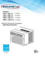 Soleus Air WM1-06E-01 Operating Instructions Manual предпросмотр