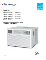 Предварительный просмотр 1 страницы Soleus Air WM1-12E-01 Operating Instructions Manual