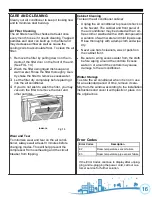 Предварительный просмотр 16 страницы Soleus Air WM1-15E-01 Operating Instructions Manual