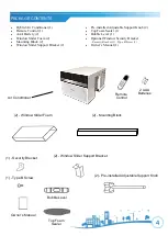 Предварительный просмотр 4 страницы Soleus Air WS4-10EH7W-301 Operating Instructions Manual