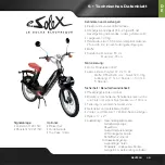 Preview for 49 page of Solex e-Solex 2 User Manual