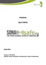 Solflex SonaSafe SQV Manual preview