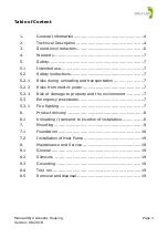 Preview for 3 page of Solflex SonaSafe SQV Manual