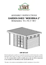 Solid Build MODERNA 2 Assembly Instructions Manual preview