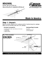 Предварительный просмотр 2 страницы Solid Signal Xtreme HD8200XL Assembly And Installation Manual