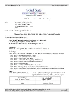 Preview for 2 page of Solid State Cooling Systems ThermoCube Product Manual