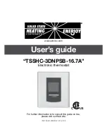 Solid State Heating TSSHC-3DNPSB-16.7A User Manual preview