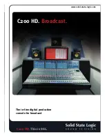 Solid State Logic C200 HD Brochure & Specs preview