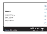 Solid State Logic Matrix Installation Manual предпросмотр