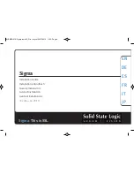Solid State Logic Sigma Installation Manual preview
