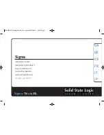 Preview for 1 page of Solid State Logic Sigma Installation Manual