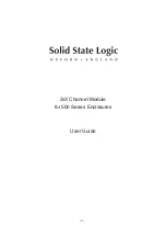 Preview for 1 page of Solid State Logic SiX Channel 500 Series User Manual