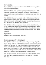 Preview for 4 page of Solid State Logic SiX Channel 500 Series User Manual