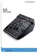 Solid State Logic SiX User Manual preview