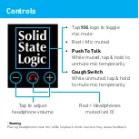 Preview for 6 page of Solid State Logic SSL CONNEX Quick Start Manual